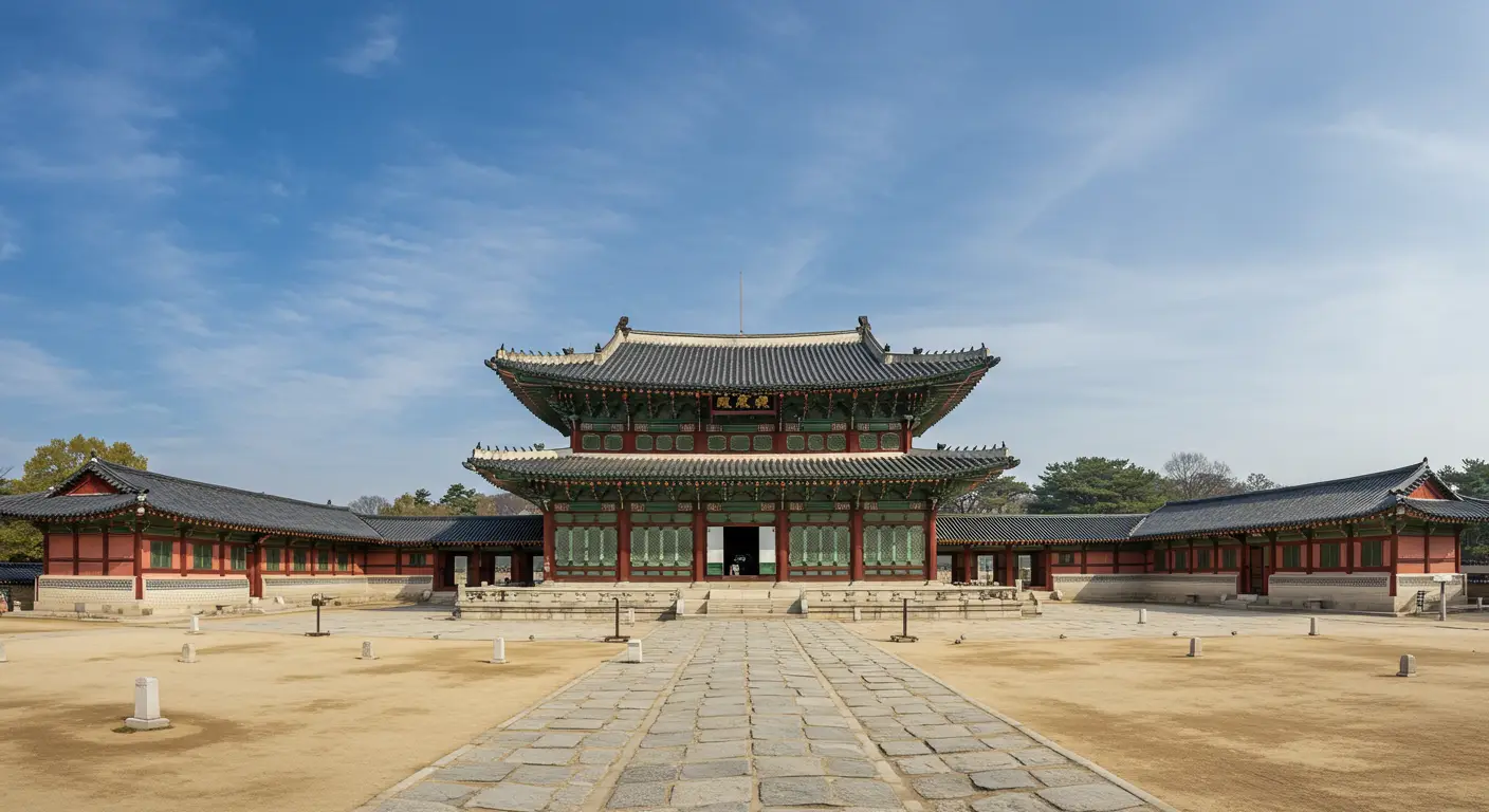 경복궁 근정전의 웅장한 모습