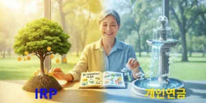IRP와 개인연금을 동시에 활용하여 노후를 설계하는 모습