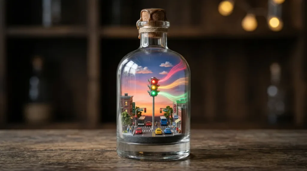 신호등 순서 빨강 노랑 초록 과학적 이유 파장 원리